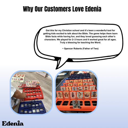 Edenia™ Bible Guess Who For Families