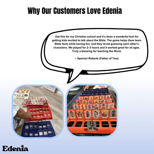 Edenia™ Bible Guess Who For Families
